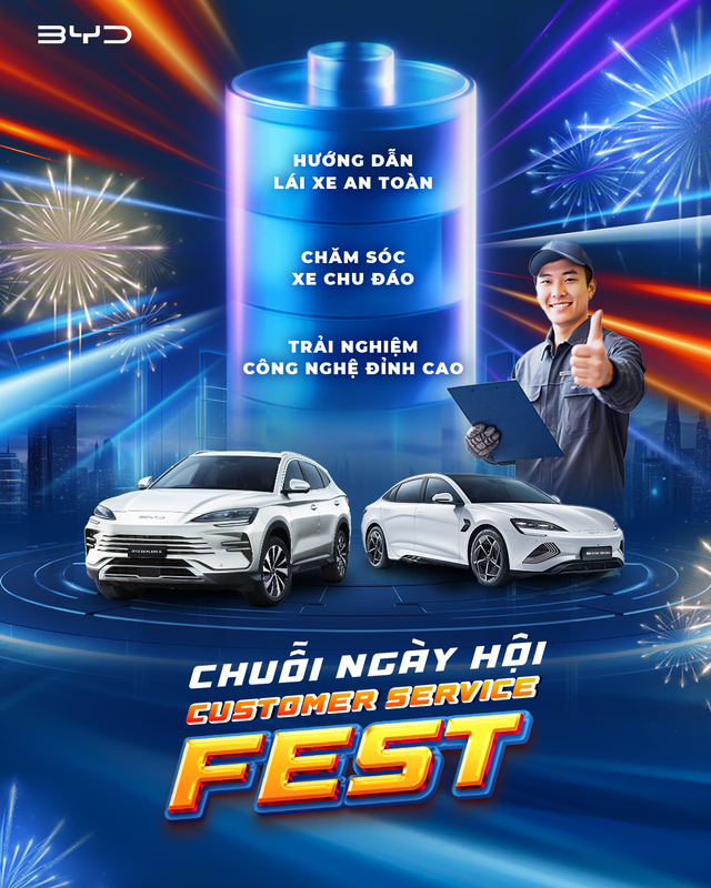 CUSTOMER SERVICE FEST - CHUỖI NGÀY HỘI CHĂM SÓC KHÁCH HÀNG BYD