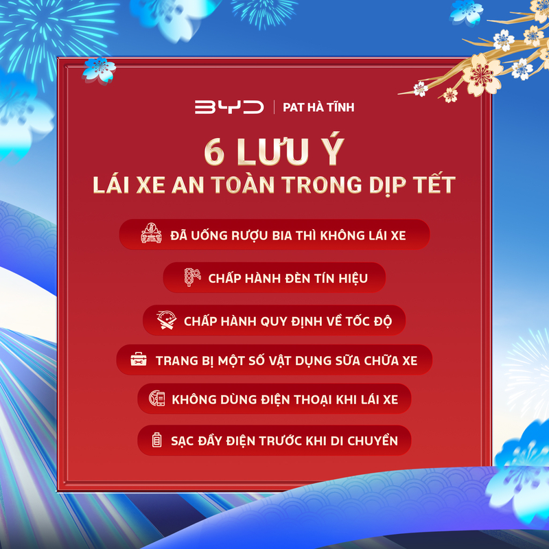 6 LƯU Ý ĐỂ LÁI XE AN TOÀN TRONG DỊP TẾT