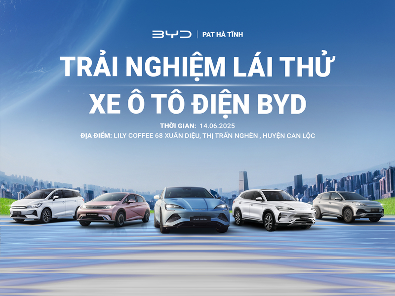 TRẢI NGHIỆM LÁI THỬ XE ĐIỆN BYD ĐỈNH CAO TẠI TT NGHÈN - CAN LỘC