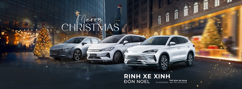 BYD Ưu Đãi Mua Xe Lên Đến 80 Triệu Đồng Trong Tháng 12