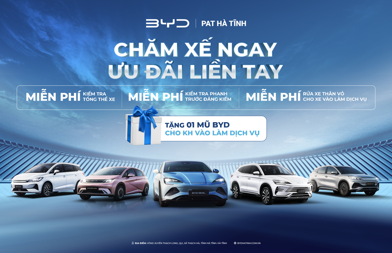 CHĂM XẾ NGAY – ƯU ĐÃI LIỀN TAY TẠI BYD HÀ TĨNH