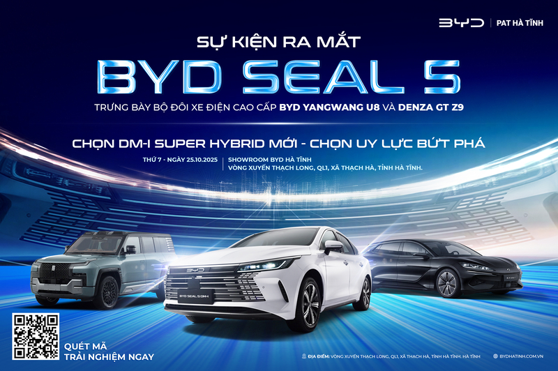 SỰ KIỆN RA MẮT BYD SEAL 5 - SIÊU PHẨM CÔNG DM-i SUPER HYBRID MỚI – UY LỰC BỨT PHÁ
