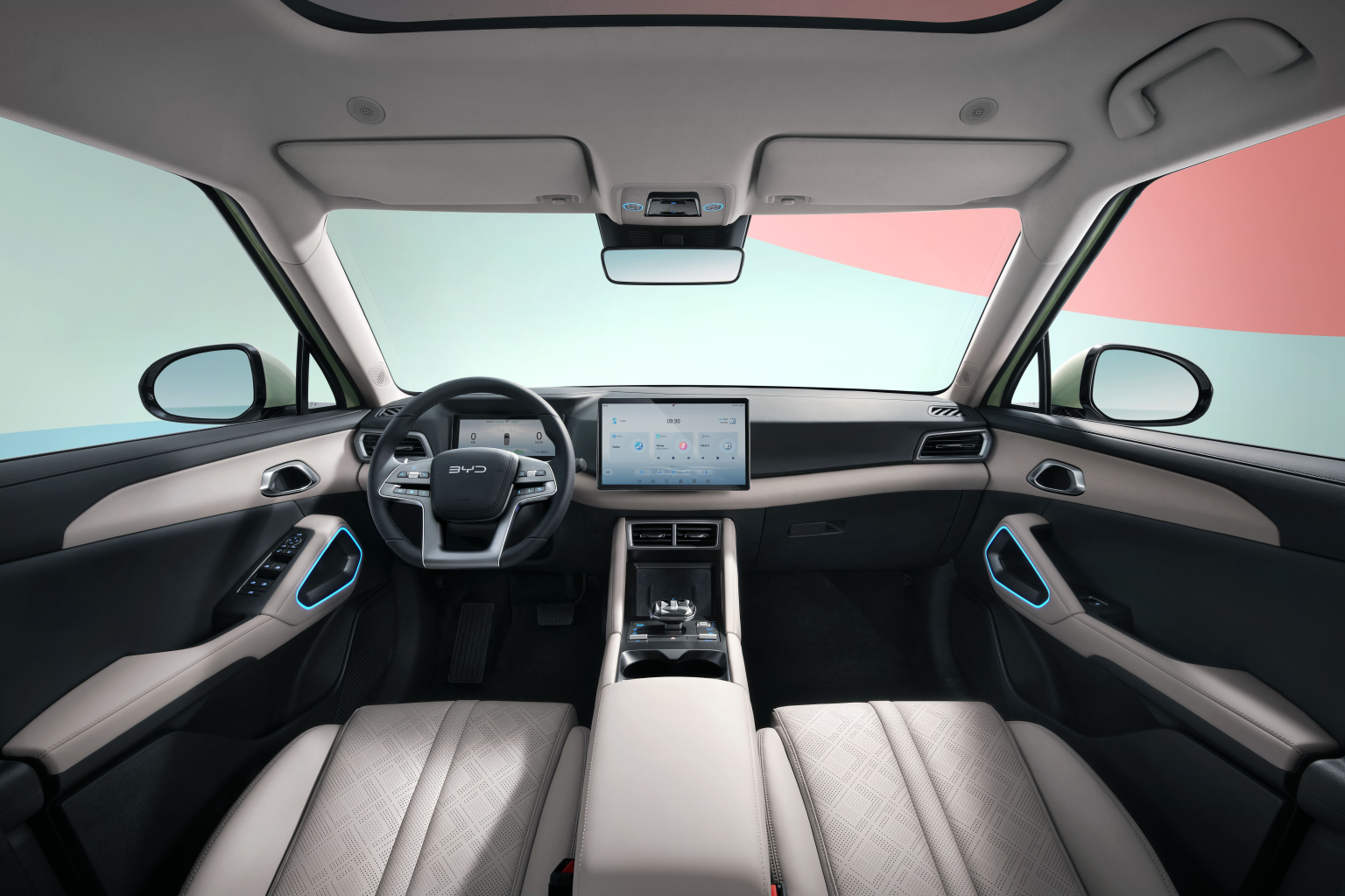 BYD ATTO 2 - Nội thất - Khoang lái tinh gọn, hiện đại