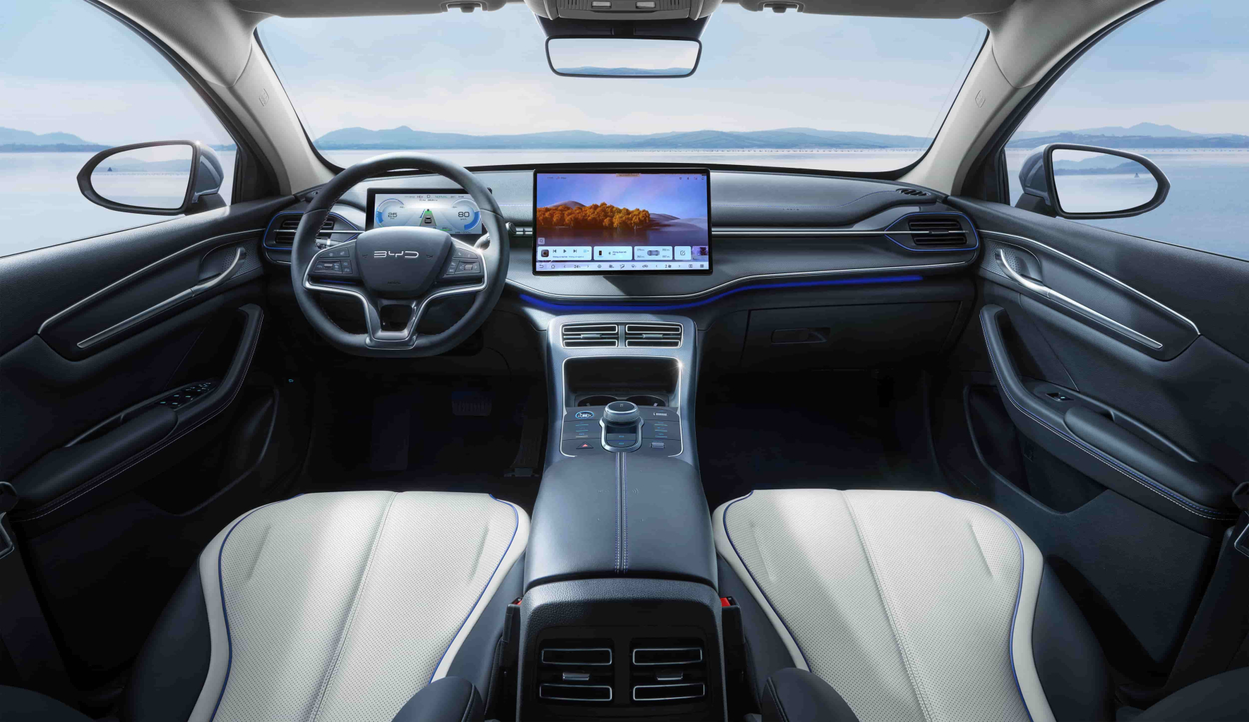 BYD SEAL 5 - Nội thất - Khu Vực Lái Hiện Đại & Công Thái Học Của BYD Seal 5
